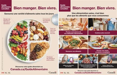 Le Guide alimentaire canadien: nouvelles recommandations, nouvelles ...