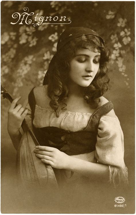 Vintage Gypsy Postcard Image - Stunning! - The Graphics Fairy