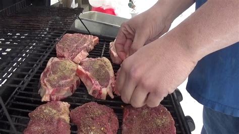 Four tablespoons is usually as much as anyone can take! grilling some steaks on the BBQ - YouTube