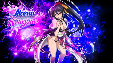 Wallpaper : High School DxD, Himejima Akeno, ecchi ... Anime and manga wallpapers, video game desktop backgrounds from hundreds of series.