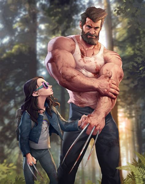 Can fox really afford to move ahead without their star? Logan and Laura by silverjow on @DeviantArt | Wolverine ...