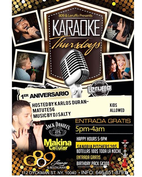 Strangely enough, many nyc locals don't even know the growing scene that has transformed and. Thursdays KARAOKE DINNER PARTY@809 nyc | Karaoke, Dinner ...