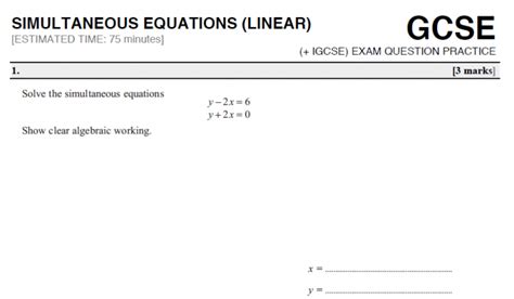 Inequalities on a number line video 177 practice questions textbook exercise. Solving Quadratic Equations Graphically Gcse Questions ...