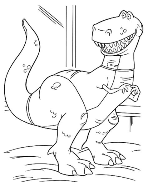 Print out huggin bear toy story 3 coloring pages. Rex Dinosaur Toy Story | Toy story coloring pages ...