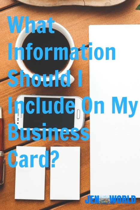 Now you want them to save you as a contact on their phones. What Information Should I Include on My Business Card?