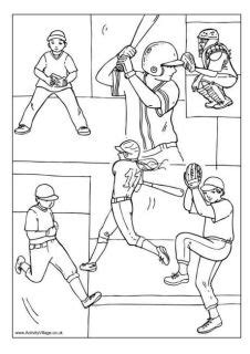 We've got a huge range of colouring pages at activity village with a sports theme, and we are still adding regularly with the intention that we will have something for every sport your child could possibly be interested in, as well as all the olympic sports both summer and winter. Sports Colouring Pages