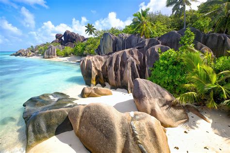 Karte von seychellen mit der hauptstadt victoria. BILDER: Strände - Insel La Digue, Seychellen | Franks ...