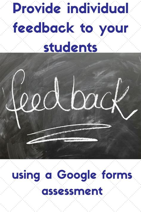 If you've got research to do, you can streamline your process by turning to google scholar. Individual student feedback in Google Forms | Feedback for ...