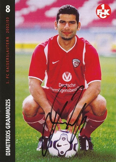 Dimitrios grammozis former footballer from greece defensive midfield last club: Football Cartophilic Info Exchange: 1.FC Kaiserslautern ...