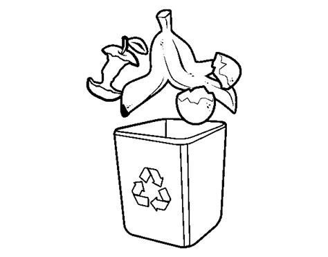 Recyclingcoloring pages are a fun way for kids of all ages to develop creativity focus motor skills and color recognition. Organic recycling coloring page - Coloringcrew.com