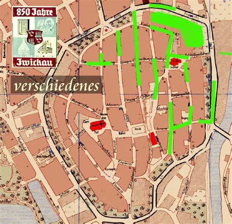 Filialen und geldautomaten in zwickau. Stadtplan Zwickau - Top Sehenswürdigkeiten