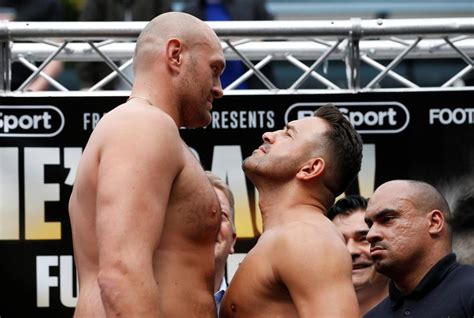 Tyson fury vs tom schwarz | free fight on this day. Tyson Fury fast 30 Kilo schwerer als Sefer Seferi