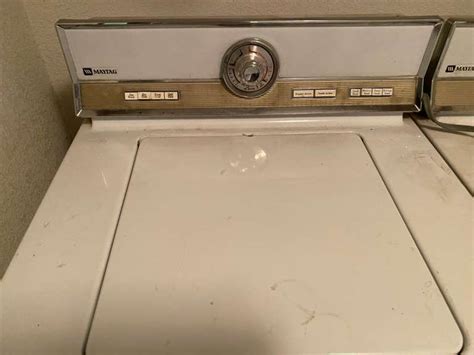 What is wrong with my maytag washer? Maytag Washer and Dryer - Estate Details