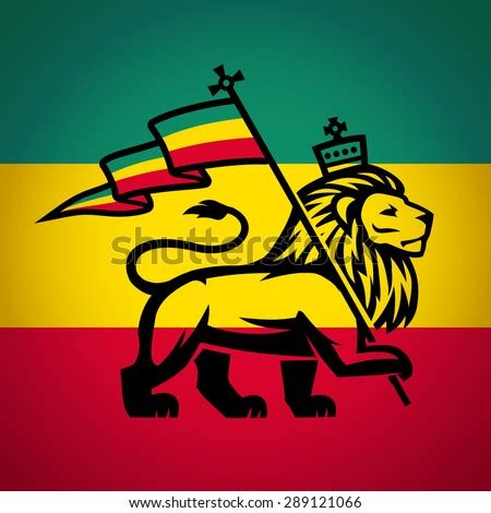 Select from premium selassie images of the highest quality. Lion Judah Rastafari Flag Lion Zion Stock Vector 289121066 ...