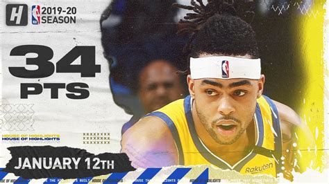 Nba full game replays nba playoff hd nba finals 2020 nba full match. D'Angelo Russell 34 Points Full Highlights | Warriors vs Grizzlies | January 12, 2020 - YouTube