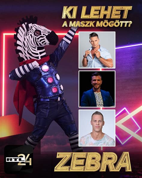 Ha lemaradt az álarcos énekes legutóbbi adásáról, melyet az rtl klubon láthatsz, akkor alább megtekintheti a teljes részt. Az Álarcos énekes Zebra maszkját ő viselte - nlc.hu