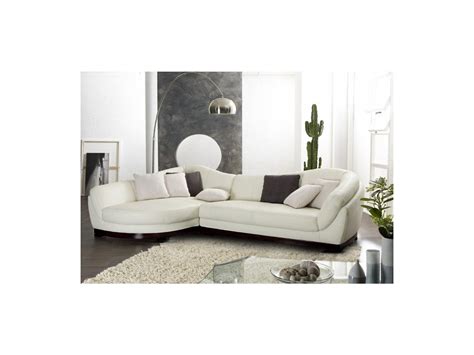 Preise vergleichen und bequem online bestellen! Ecksofa Leder Rundecke Capri II Elfenbein - Ecke Links ...