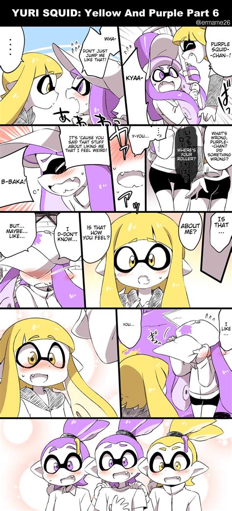 Curator & elocutionist & media chauffeur. Yuri Squid: Yellow & Purple Part 6 (Translated) | Splatoon ...