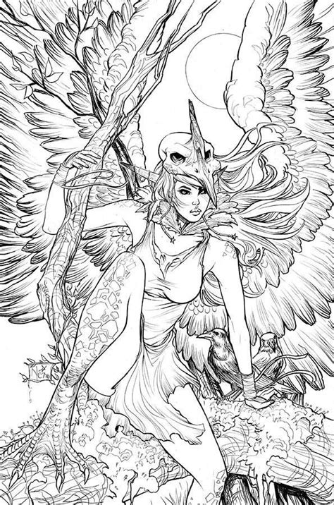 Wild and free coloring page. The Secret Life of Crows #1 de Nei Ruffino en VF | Dessin ...