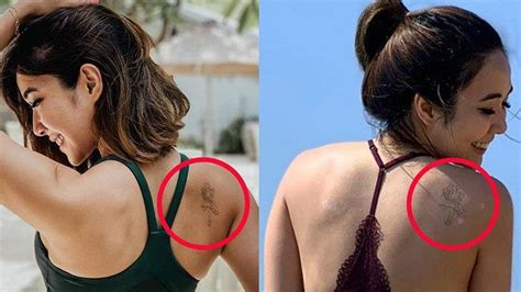 Gambar tato kumpulan gambar tato tribal unik keren dan artistik ide tato yang sesuai dengan zodiak anda, tribal tattoos designs for girls and man tattoo. 5 Foto Gisella Anastasia Pamerkan Tato di Punggung ...