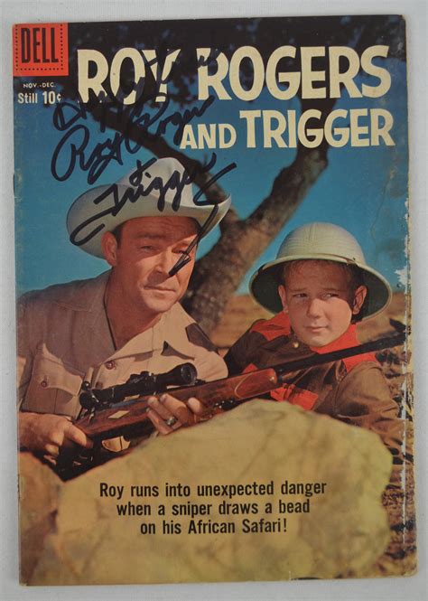 The forbidden weapons of krypton!, script by leo dorfman, art by jim mooney; Lot Detail - Roy Rogers & Trigger Signed Comic Book