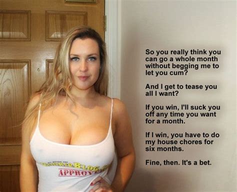 With such expert techniques, catch stunning wives transform into wild sluts! Chastity | Chastity Captions | Pinterest