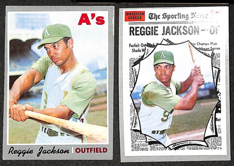 1969 reggie jackson topps rc #260. Lot Detail - Lot of 25 Reggie Jackson Topps Baseball Cards ...