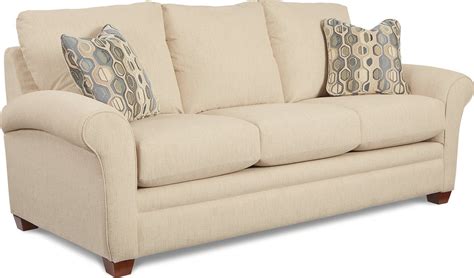 Recessed arms sofas & couches : Natalie 86" Round Arm Sofa with Reversible Cushions | Sofa ...