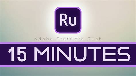 It is a product of adobe, a software company known for its creative programs, including. Learn ALL about Adobe PREMIERE RUSH in 15 minutes - step ...