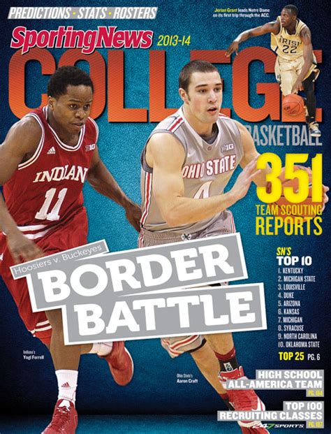 College basketball it's officially college basketball conference tournament time. Yogi Ferrell on cover of Athlon Sports, Lindy's Sports and ...