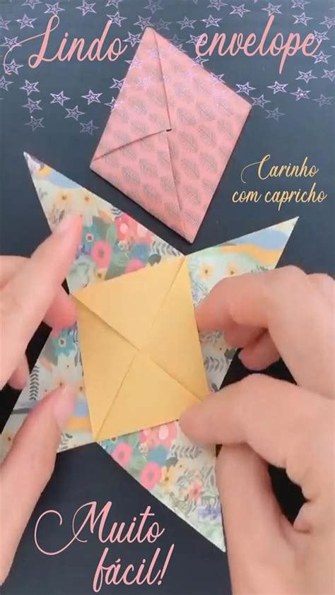 Für diesese briefkuvert benötigt man lediglich ein blatt din a4. Origami - Embalagem Video | Geschenkbox selber basteln ...