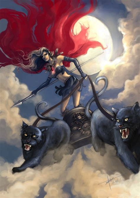 In norse mythology, freyja (/ˈfreɪə/; A picture of Freya, usually the cats seen pulling her ...