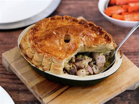 He featured many recipes for the holidays, including this recipe for roast turkey. Turkey and Ham Pie Recipe | Christmas Recipes | Gordon ...
