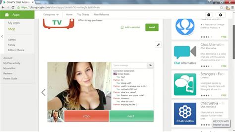 The platform is a free video chat site that allows random strangers from. Omegle Video App Alternative For Android - OmeTV - YouTube