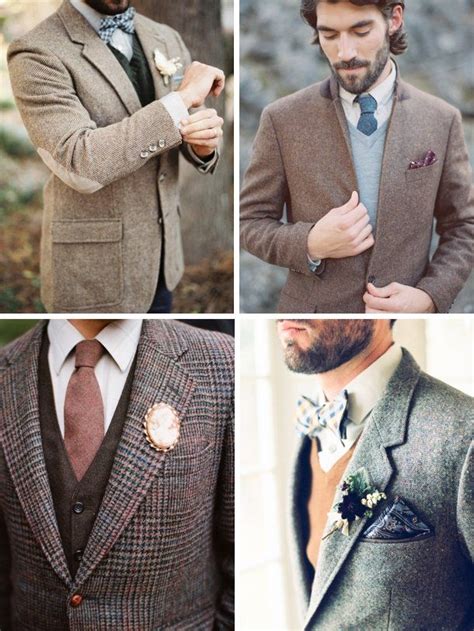 Well Groomed: Tweed Suits | Vintage hochzeitsanzüge, Mann ...