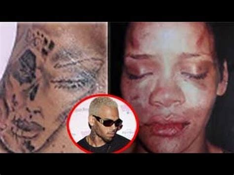 Cb debuted his freshly etched air jordan iii face tattoo done by the popular spanish tattoo artist ganga who's known for his hyperrealist work. Chris Brown's SHOCKING Rihanna Tattoo - YouTube