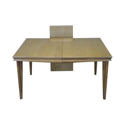 161.45 kb, 718 x 532. Heywood Wakefield Champagne Maple Dining Table | Chairish