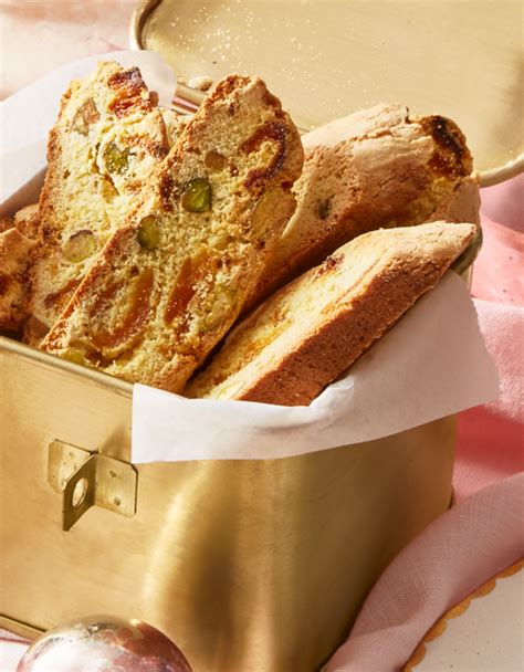 Sub in hazelnuts or pistachios for the almonds Cranberry Apricot Biscotti - 3 1/4 cups all purpose flour ...