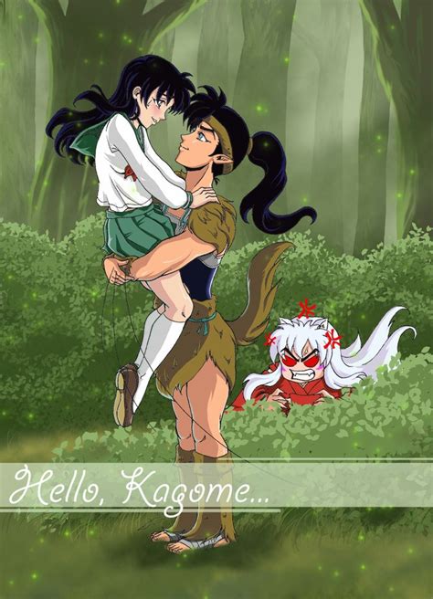 Kagome and inuyasha and kaede were walking in the woods. Kagome and Koga Baby - Bing Images (With images ...