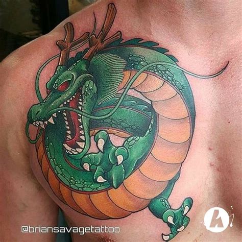 And i am not a shrimp! Sheng Long | Dbz tattoo, Dragon ball tattoo, Anime tattoos