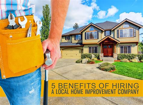 Tile installations, flooring installations,painting, walls erecting, basement designs & builds custom kitchens, bathroom remodeling & designs. 5 Benefits of Hiring a Local Home Improvement Company