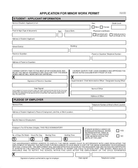 Canadian work permits are usually granted to those who have jobs waiting for them in canada. FREE 9+ Sample Work Application Forms in PDF | MS Word