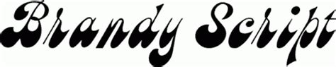 The fontsov.com is a collection of 100,000 fonts from the best designers of the font. Brandy Script free font download