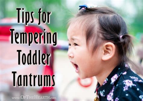 Tips for Tempering Toddler Tantrums