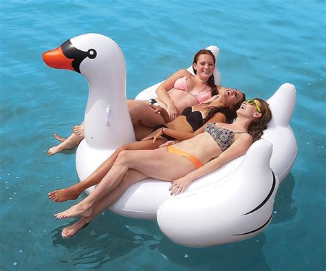 These inflatable swan pool float are available in many fun variants. Giant Swan Pool Float » COOL SH*T i BUY