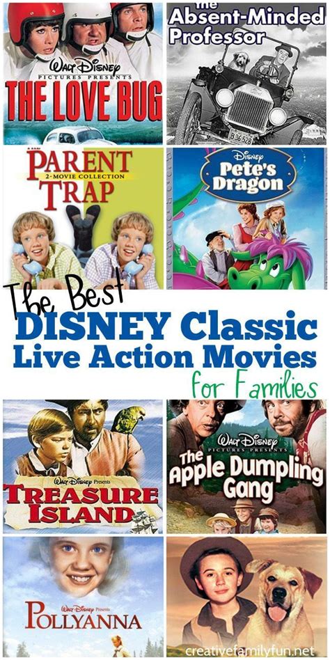 I didn't think it was possible to fit our childhood in a 4 minute video. Top 10 Disney Classic Live Action Movies for Families ...