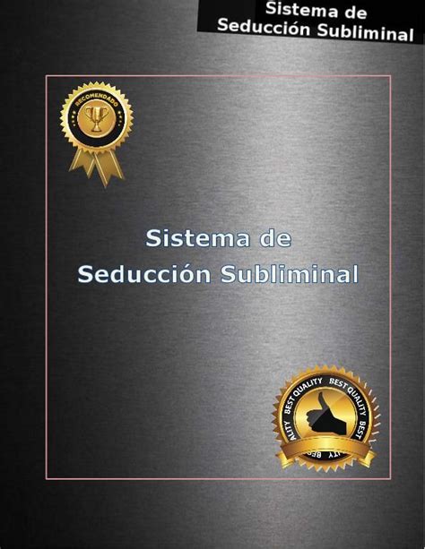 A partir de hoy, tenemos 79,843,038 libros electrónicos para descargar de forma gratuita. SISTEMA DE SEDUCCION SUBLIMINAL PDF LIBRO COMPLETO TOMAS ...