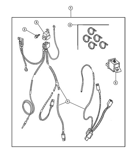 Wiring diagrams 1984 1991 jeep cherokee xj jeep. Jeep Wrangler Install package. Fog light - 82202394 | Factory Chrysler Parts, Bartow FL