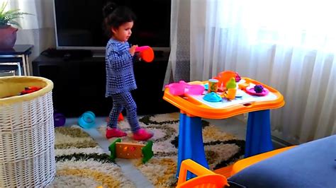 She later competed in swimming, both speed and synchronized. Ela is Playing With Her Toys - Fun Kids Video - YouTube