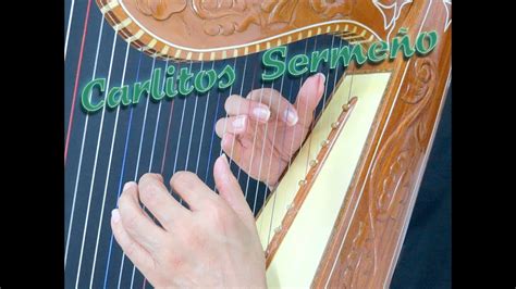 Just running your fingers over the strings sounds reading music is important for playing the harp. how to play the Harp - clases de Arpa - doble mano ...